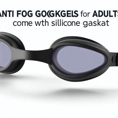 Anti Fog Swimming Goggles with Silicone Gasket for Adults